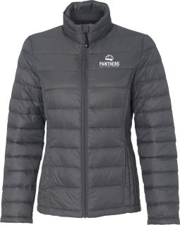 Ladies Weatherproof 32 Degrees Packable Down Jacket, Dark Pewter